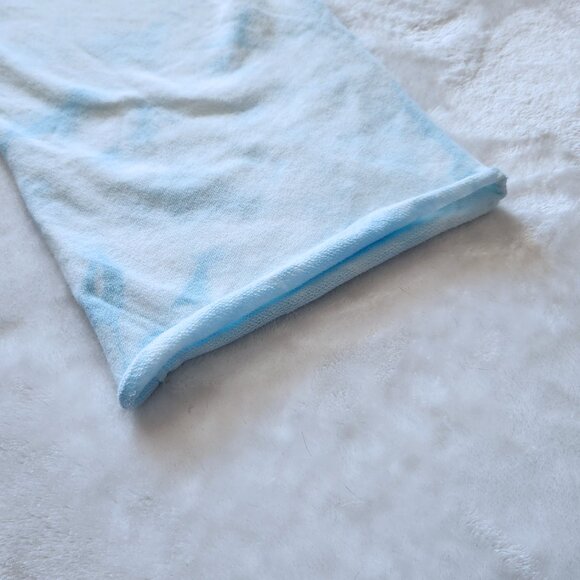 Gap Tie-Dye Sweatpants, Womens Medium, NWT, White and Blue, Relaxed fit wide leg - Picture 6 of 8